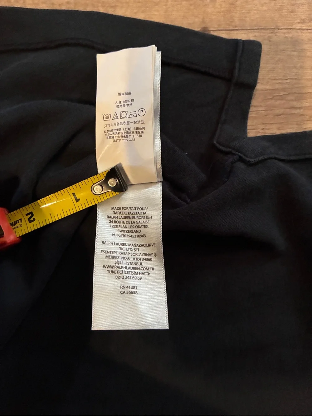Polo by Ralph Lauren Black Polo with Red Pony Embroidery